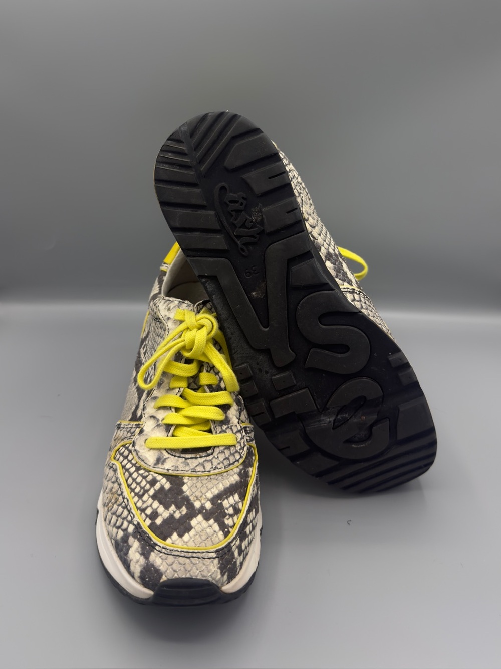 ASH Python Print Sneakers 👟 8.5 - Picture 5 of 6